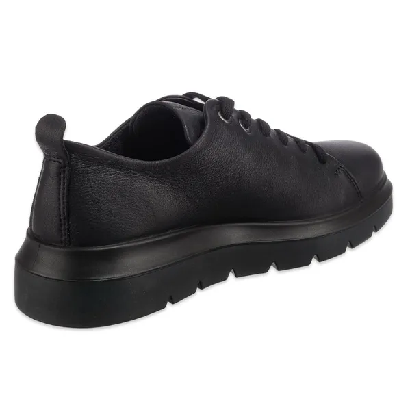NWOB $170 ECCO Black Fluidform Leather Sneakers