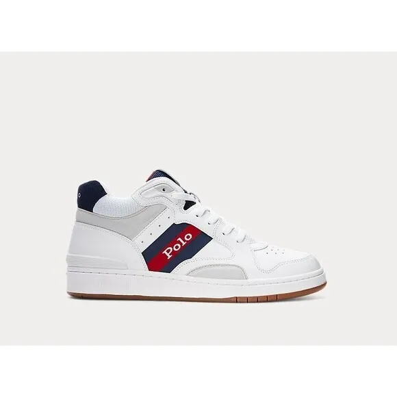 NWOB Polo Ralph Lauren MEN'S SHOES 13 Court Mid Pro Trainer