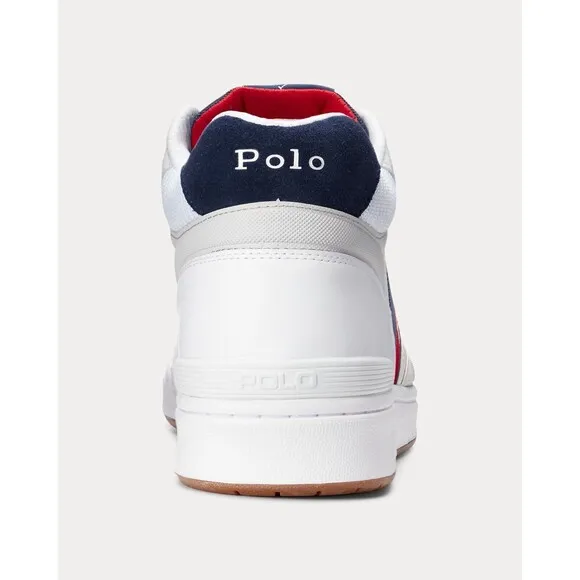 NWOB Polo Ralph Lauren MEN'S SHOES 13 Court Mid Pro Trainer