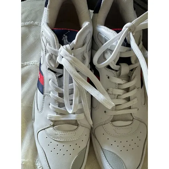 NWOB Polo Ralph Lauren MEN'S SHOES 13 Court Mid Pro Trainer