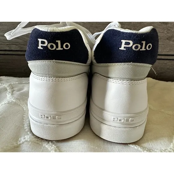 NWOB Polo Ralph Lauren MEN'S SHOES 13 Court Mid Pro Trainer