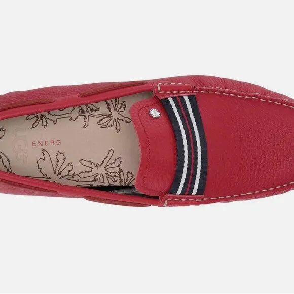 NWOB Ugg Bel-Air Woven Stripe Slip-On Driver Moccasins Loafer