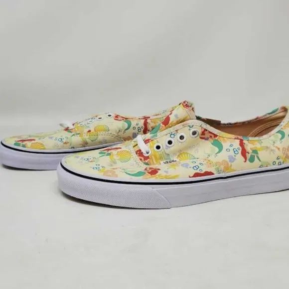 NWOB Women's 11.5 Vans x Disney Little Mermaid Ariel Authentic shoes