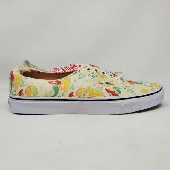 NWOB Women's 11.5 Vans x Disney Little Mermaid Ariel Authentic shoes
