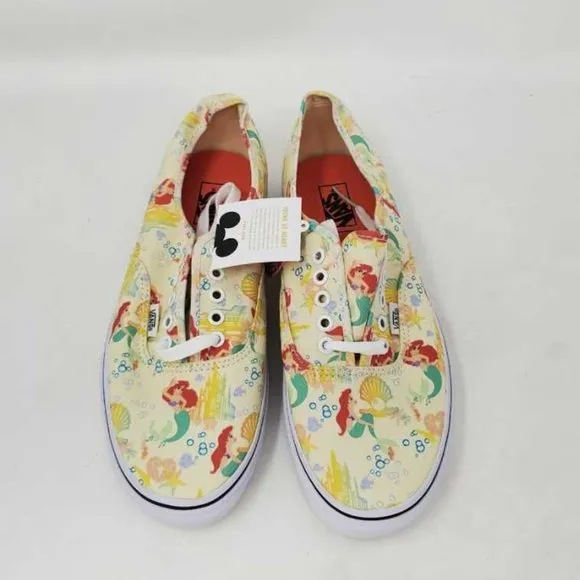 NWOB Women's 11.5 Vans x Disney Little Mermaid Ariel Authentic shoes