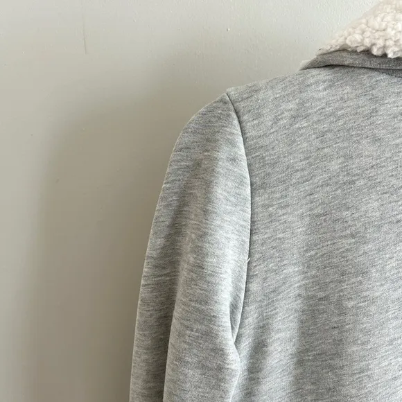 NWOT• Abercrombie &amp; Fitch • Easy Sherpa-Lined Cardigan