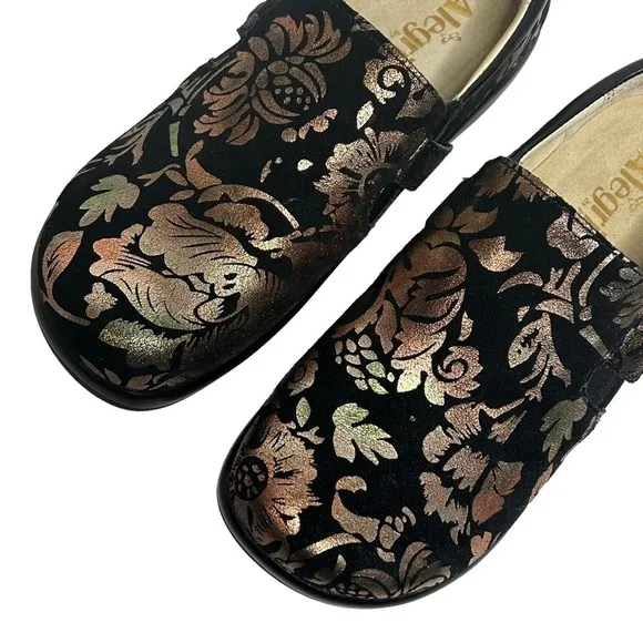 NWOT Alegria Leather Slip-On Shoes With Double Gore Kara Regal Copper