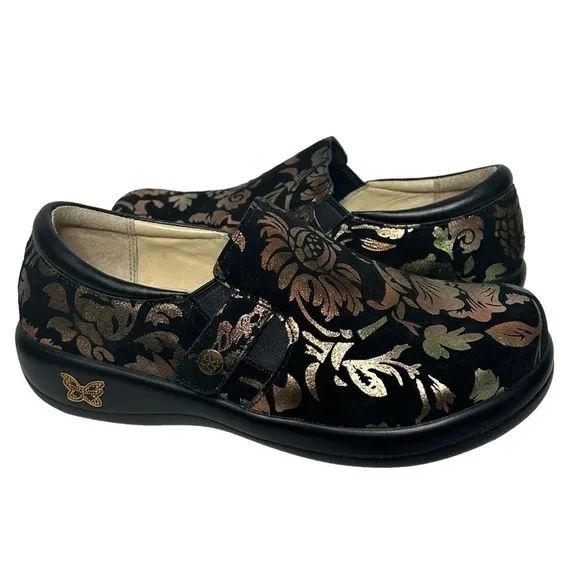 NWOT Alegria Leather Slip-On Shoes With Double Gore Kara Regal Copper