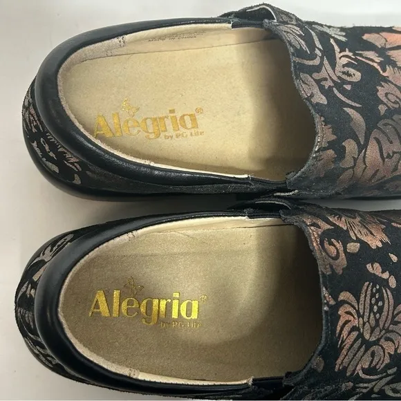 NWOT Alegria Leather Slip-On Shoes With Double Gore Kara Regal Copper