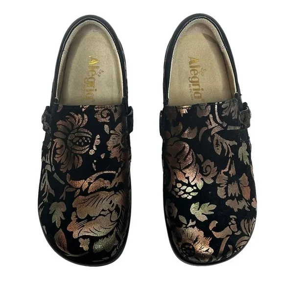 NWOT Alegria Leather Slip-On Shoes With Double Gore Kara Regal Copper
