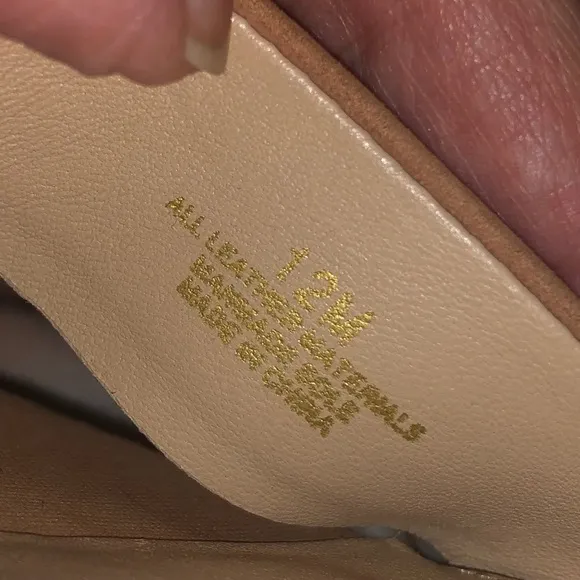 NWOT ANTONIO MELANI BOHO Tan Suede Espadrille Heels/Wedges/Platforms