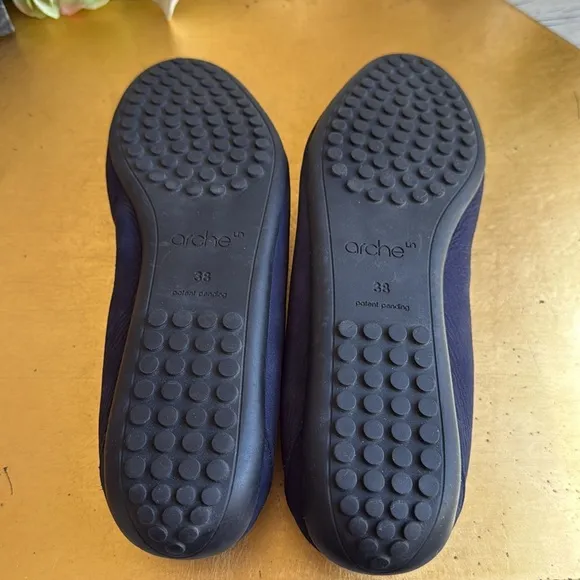 NWOT! Arche Fanyra Moccasins in Blue Nubuck