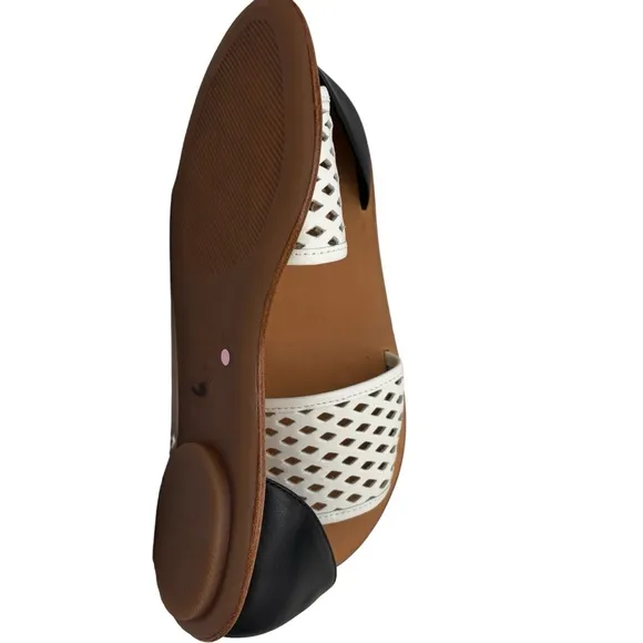 NWOT Loeffler Randall Sawyer D'Orsay‎ Flats Perforated Leather Sz 7
