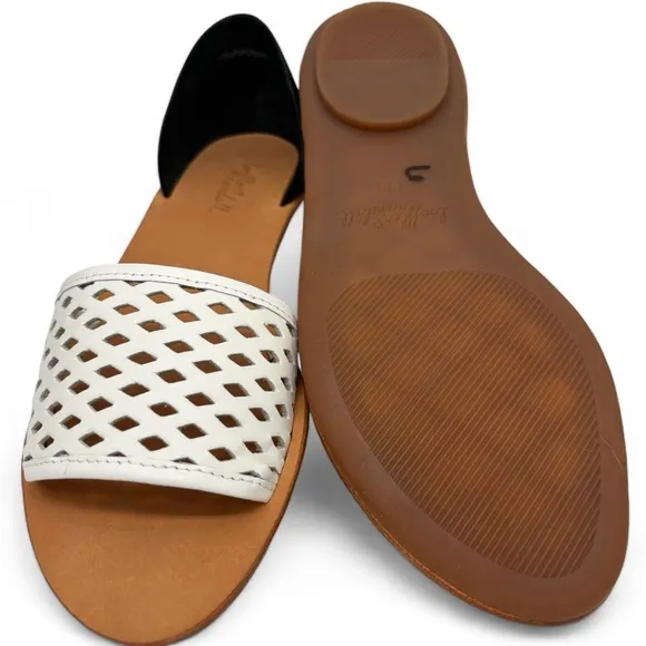 NWOT Loeffler Randall Sawyer D'Orsay‎ Flats Perforated Leather Sz 7