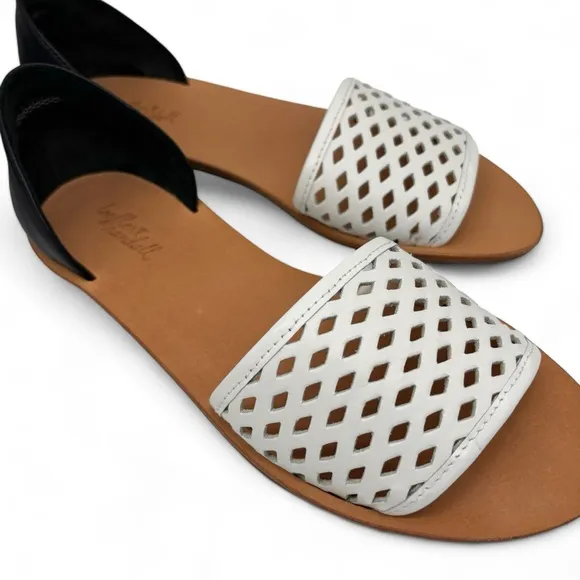 NWOT Loeffler Randall Sawyer D'Orsay‎ Flats Perforated Leather Sz 7