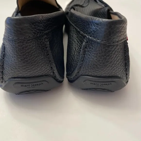 NWOT Marc Joseph New York Union Street Penny Loafer Shoes Black Size 12