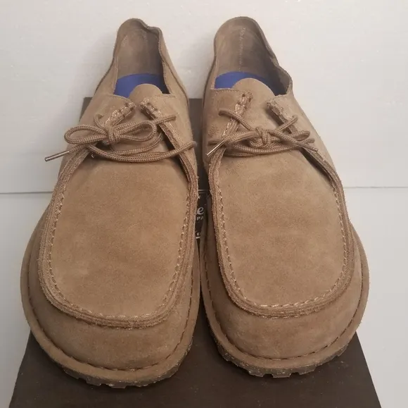 NWOT Mens Birkenstock Utti Lace Casual Shoe - Gray Taupe