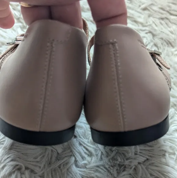 NWOT RARE Vagabond Jolin Mary Jane Ballet Buckle Flats in Beige