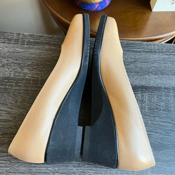 NWOT! Salvatore Ferragamo Nude Pump Wedges US6B $375