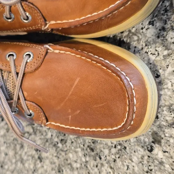 NWOT Speery Top Sider Tan Leather Boat Shoes