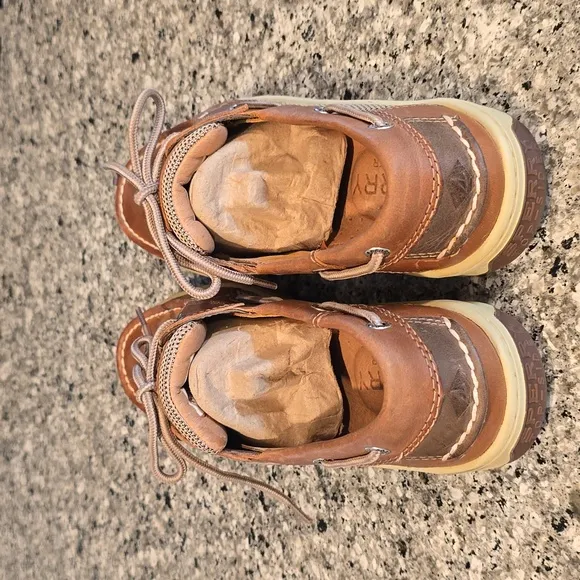 NWOT Speery Top Sider Tan Leather Boat Shoes