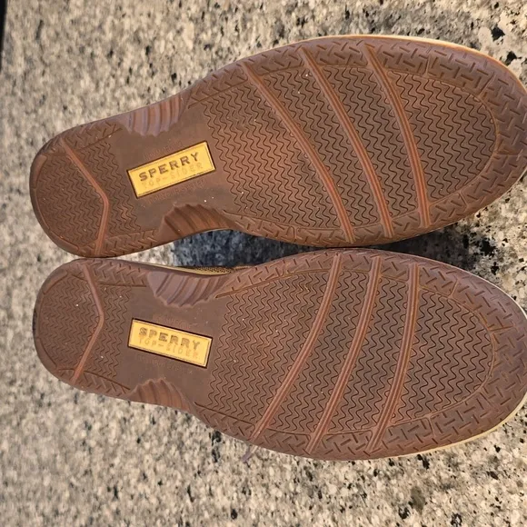 NWOT Speery Top Sider Tan Leather Boat Shoes