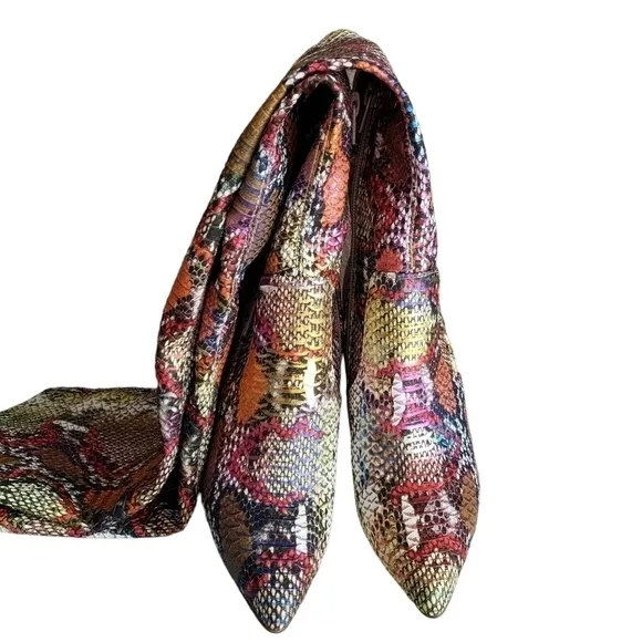 NWOT | Steve Madden Viktory Over the Knee Heeled Boots in Rainbow Snake