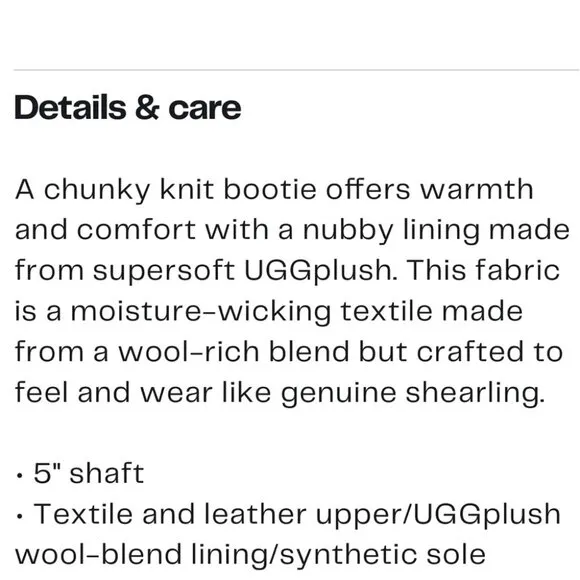 NWOT UGG CLASSIC MINI CHUNKY KNIT BLACK CARDY BOOT  Women's
