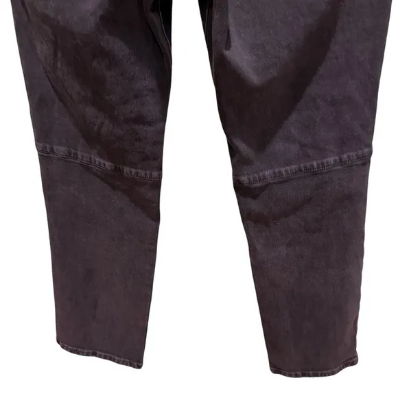 NWOT We The Free Jeans Womens Size 31 Beacon Mid Rise Slim Crop Washed Black
