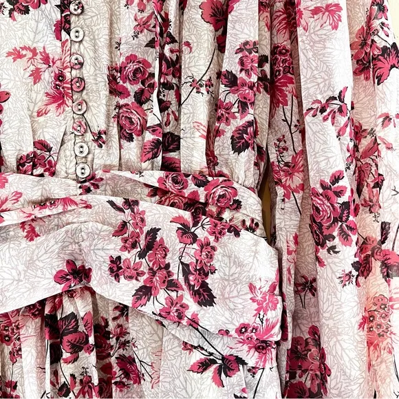 NWT Anthropologie Let Me Be Floral Maxi Dress