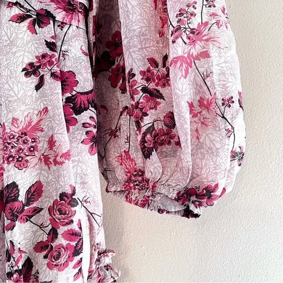 NWT Anthropologie Let Me Be Floral Maxi Dress