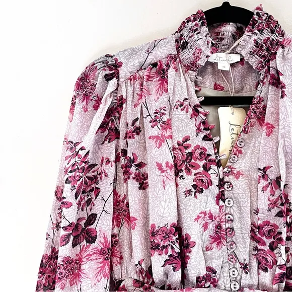 NWT Anthropologie Let Me Be Floral Maxi Dress