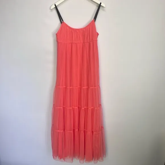 NWT Anthropologie MAEVE Tulle Maxi Dress M