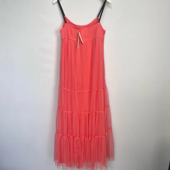 NWT Anthropologie MAEVE Tulle Maxi Dress M