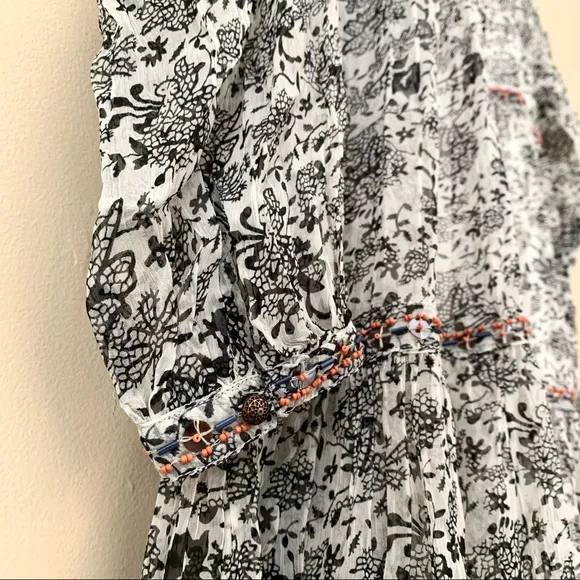 NWT Anthropologie Romilly Tiered Maxi Dress