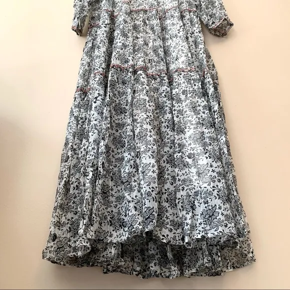 NWT Anthropologie Romilly Tiered Maxi Dress