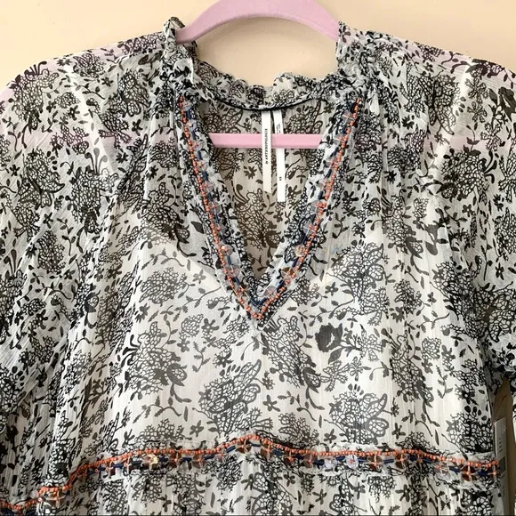 NWT Anthropologie Romilly Tiered Maxi Dress