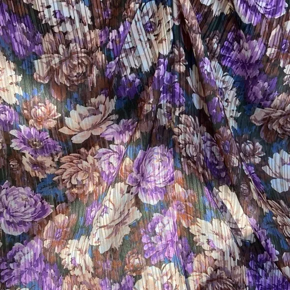 NWT Birgitte Herskind Alexis Ruched Floral Midi Skirt Women's Size 10