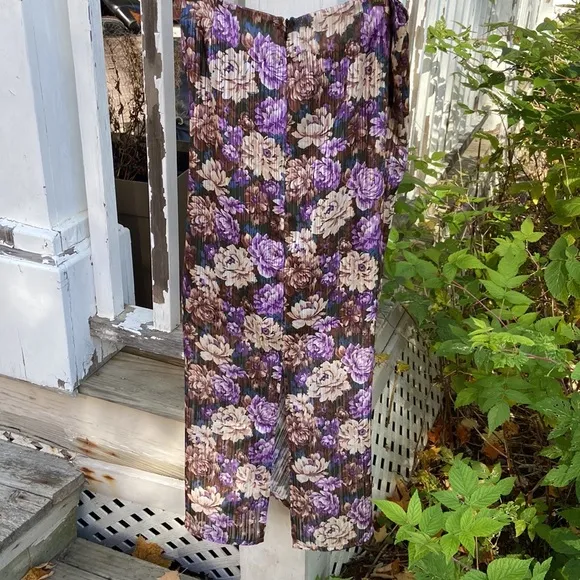 NWT Birgitte Herskind Alexis Ruched Floral Midi Skirt Women's Size 10