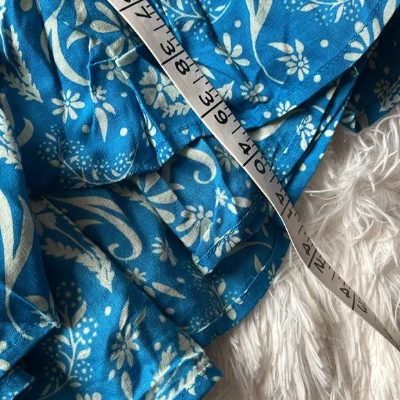 NWT Coolchange Boho Smocked Bodice Off-Shoulder Tiered Midi/Maxi Dress sz Small