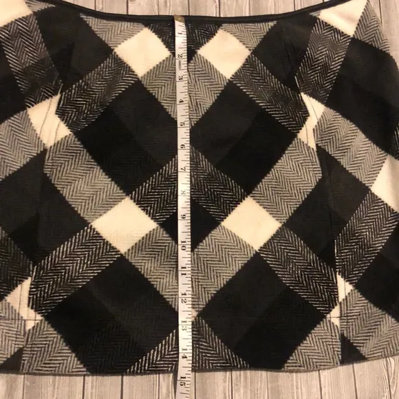 NWT Free people buffalo plaid mini skirt size 12
