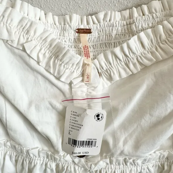 NWT Free People Rendezvous Me Mini Dress Size Large