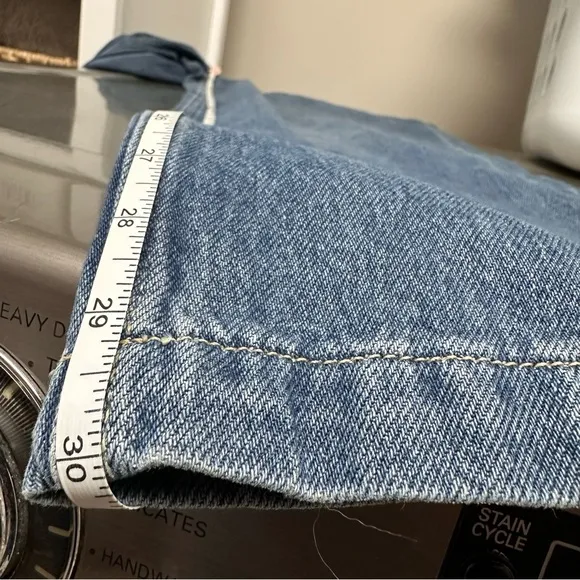 NWT Free People Super Sweeper Wide-Leg High Rise Denim Jeans Women’s Size Small