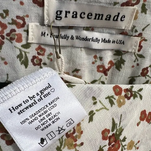 NWT Gracemade Floral Maxi Dress