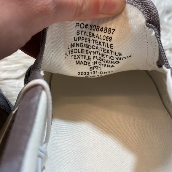 NWT J. Crew Factory Explorer Gray Canvas Slip On Boat Shoes sz 10