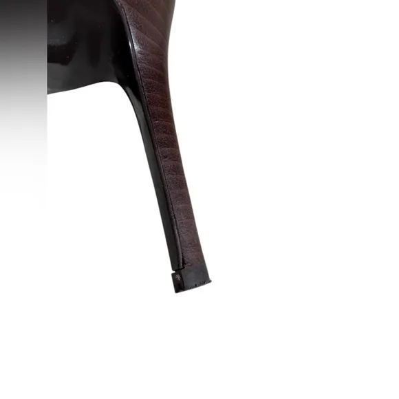NWT Lauren Ralph Lauren Rayna Boots Tan Cognac Heeled Platform Leather 9.5