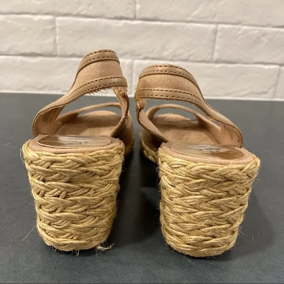 NWT Lauren Ralph Lauren sz 6.5 Catlin espadrille wedges