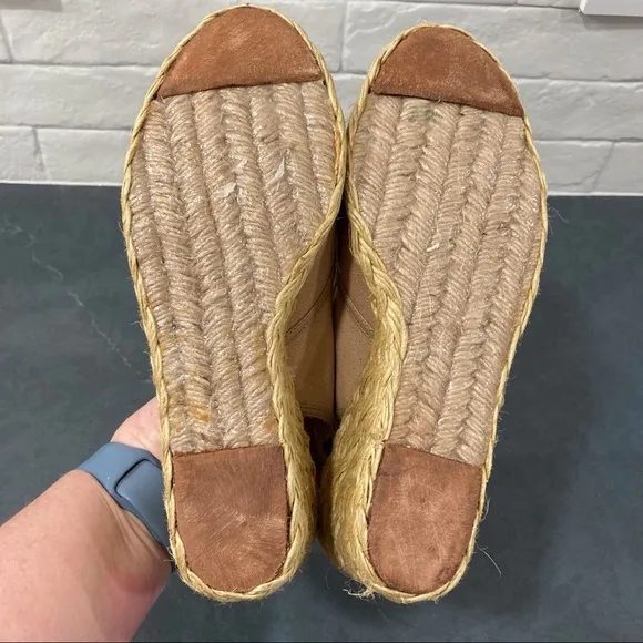 NWT Lauren Ralph Lauren sz 6.5 Catlin espadrille wedges