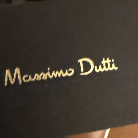 NWT MASSIMO DUTTI Leather ballet flats Sz 39