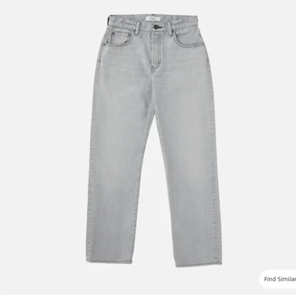 NWT MOUSSY Vintage Panaca Straight Jeans in Light Black